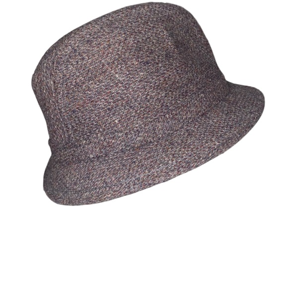 Vintage Hat Mens Medium Wool Tweed Walking Bucket Union Made in USA Retro - Picture 7 of 13